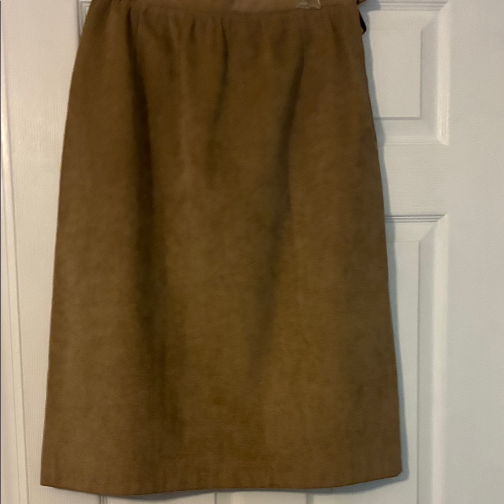 Source Unknown Classic Brown Pencil Skirt